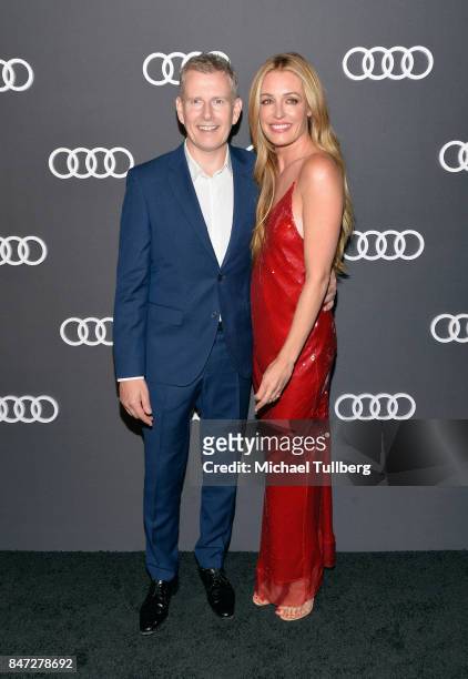 Cat Deeley and guest attend Audi Celebrates the 69th Emmys at The Highlight Room at the Dream Hollywood on September 14, 2017 in Hollywood,...