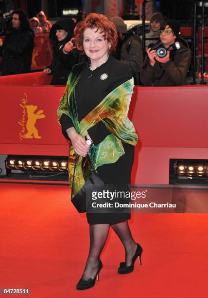 Actress Brenda Blethyn attends the "London River" premiere during the 59th Berlin International Film Festival at the Berlinale Palast on February 10,...