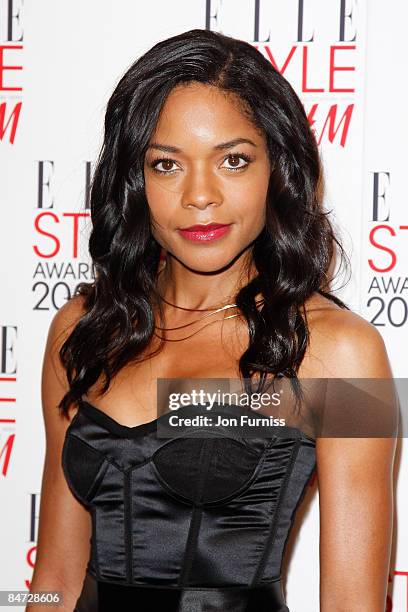 Naomie Harris attends the ELLE Style Awards 2009 held at Big Sky London Studios on February 9, 2009 in London, England.