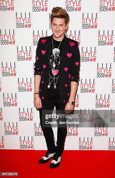 Henry Holland attends the ELLE Style Awards 2009 held at Big Sky London Studios on February 9, 2009 in London, England.