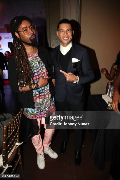 Ty Hunter and Al Reynolds attend The Dream: Fall 2017 Benefit Fashion Show at The Angel Orensanz Foundation on September 14, 2017 in New York City.