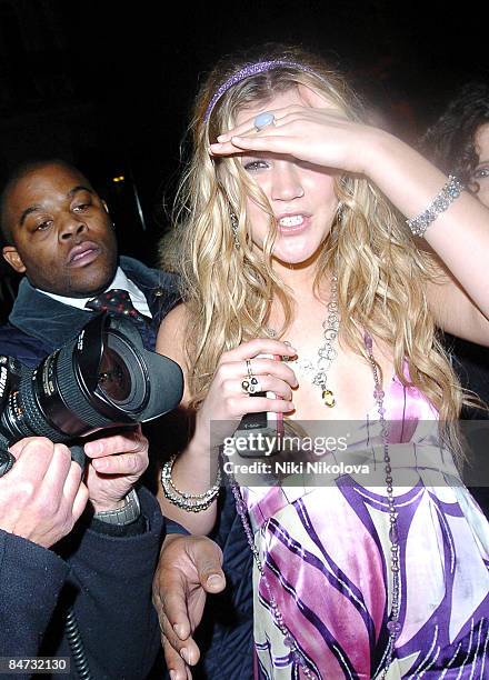 Joss Stone arriving for EMI Music 2006 BRITS After Party held at the Baglioni Hotel in London, Great Britain.