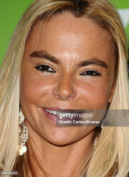 Leticia Sabater attends the 2008 TP Magazine Awards Ceremony on February 10, 2009 at Palacio de Congresos in Madrid, Spain.