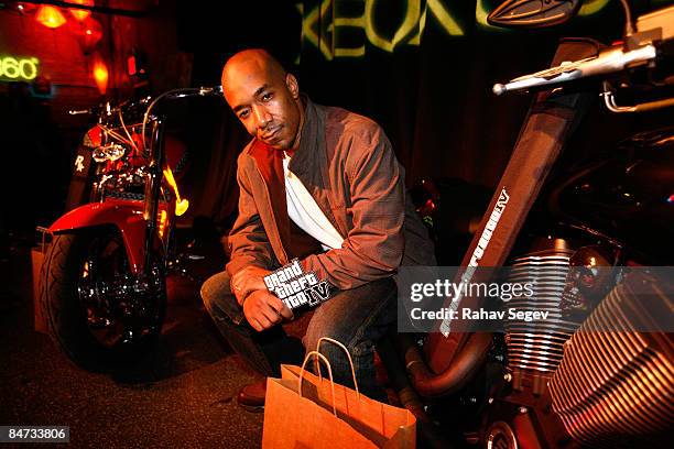 Datwon Thomas attends the Rockstar Games and XBOX 360: Grand Theft Auto IV The Lost and Damned Influencer preview at Don Hill's on February 10, 2009...