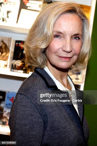 Marie Christine Adam poses during a portrait session in Paris, France on .