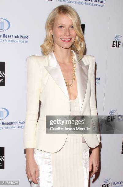 Actress Gwyneth Paltrow arrives at the Unforgettable Evening Benefiting The Entertainment Industry Foundation held at the Beverly Wilshire Hotel on...