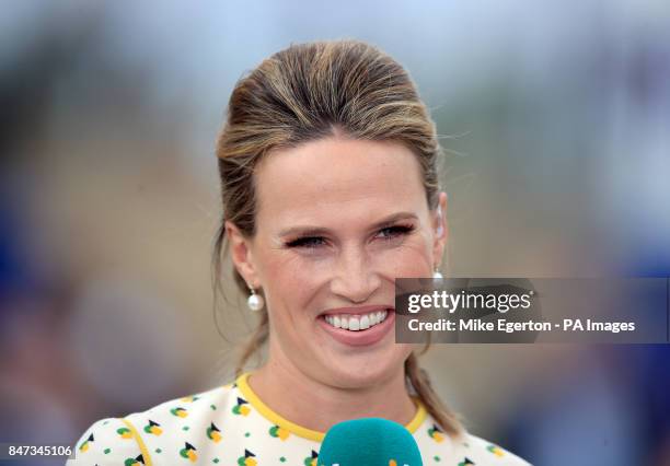 Racing presenter Francesca Cumani