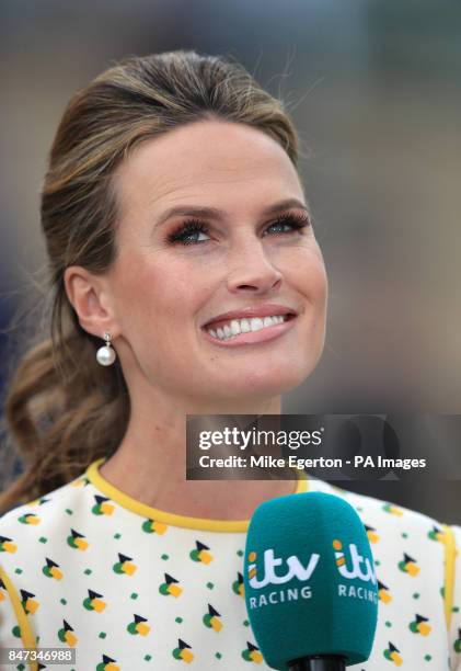 Racing presenter Francesca Cumani