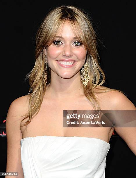 Actress Julianna Guill attends the premiere of "Friday the 13th" at Grauman's Chinese on February 9, 2009 in Hollywood, California.