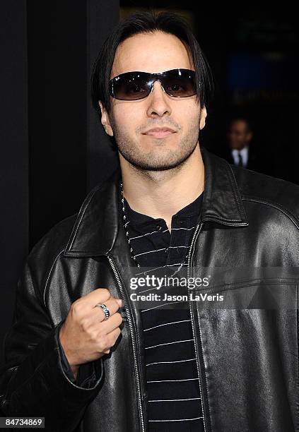 Actor Michael Placencia attends the premiere of "Friday the 13th" at Grauman's Chinese on February 9, 2009 in Hollywood, California.