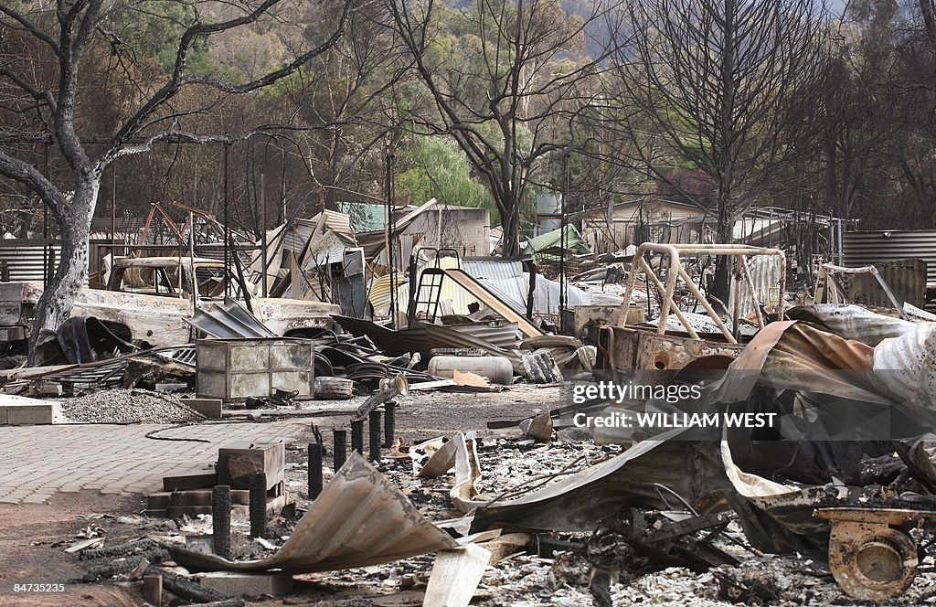 The township of Flowerdale lies in ruins