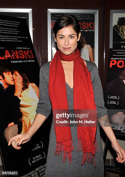 Eleni Tzimas attends the screening of "Polanski Unauthorized" at the Laemmle's Sunset 5 Theaters on February 10, 2009 in West Hollywood, California.