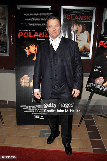 Damian Chapa. Writer/Director/Producer "Polanski Unauthorized" attends the screening of "Polanski Unauthorized" at the Laemmle's Sunset 5 Theaters on...