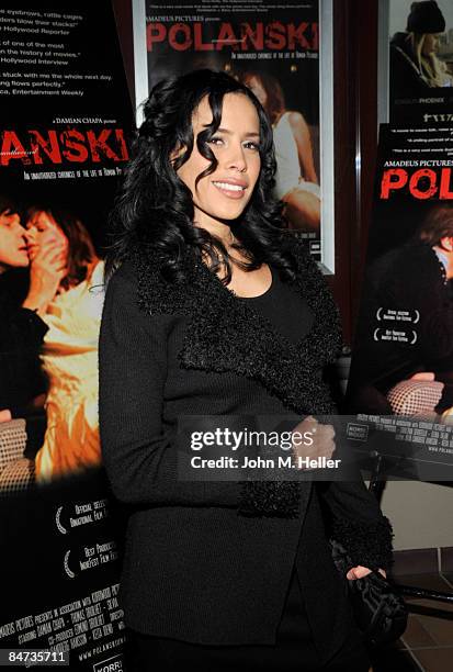 Carmen Perez attends the screening of "Polanski Unauthorized" at the Laemmle's Sunset 5 Theaters on February 10, 2009 in West Hollywood, California.