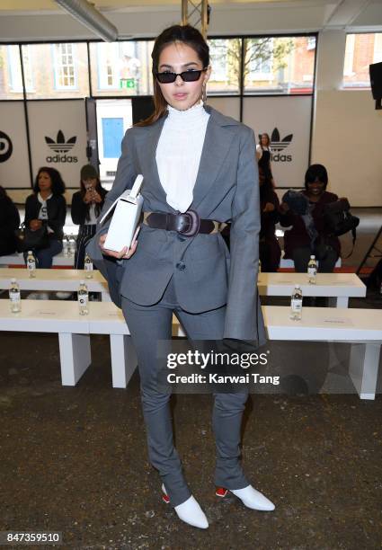 Doina Ciobanu attends the Streets of EQT Fashion Show at The Old Truman Brewery on September 15, 2017 in London, England. Hailey Baldwin partners...