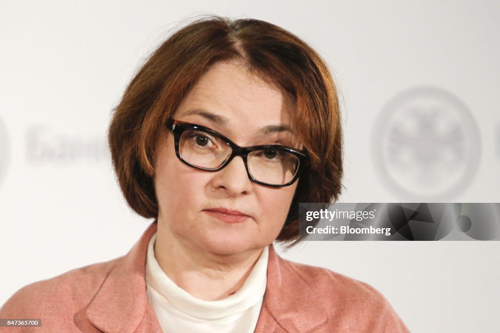 Bank Of Russia Governor Elvira Nabiullina Interest Rate News Conference