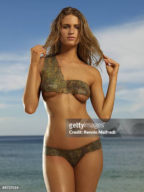 Swimsuit Issue 2009: Model Julie Henderson poses for the 2009 Sports Illustrated swimsuit issue on October 7, 2008 on St. George's, Grenada....