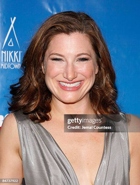 Actress Kathryn Hahn attends the opening night afterparty for the Broadway production of "Boeing-Boeing" at Nikki Midtown on May 4, 2008 in New York...