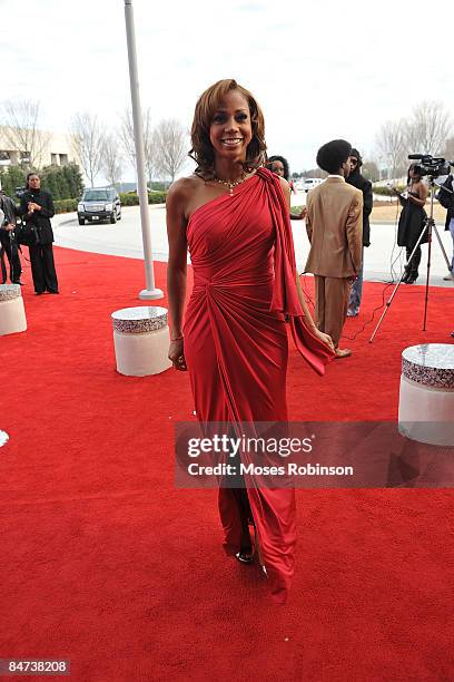 Actress Holly Robinson-Peete attends the 17th Annual Trumpet Awards at the Cobb Energy Performing Arts Centre on January 25, 2009 in Atlanta, Georgia.