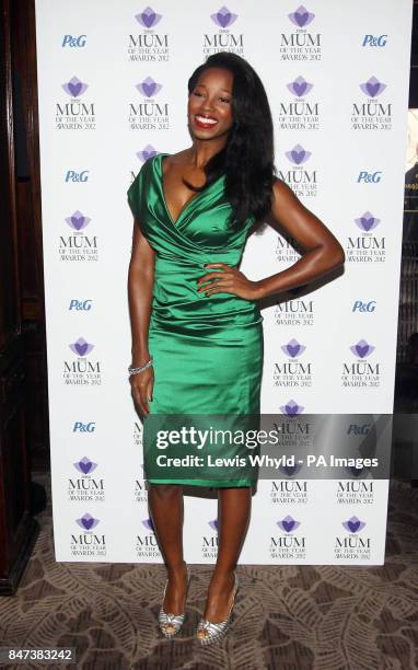 Jamelia arrives at the Tesco Magazine Mum Of The Year 2012 at The Waldorf Hilton Hotel, London.