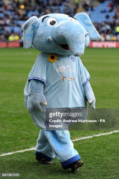 Coventry City mascot Sky Blue Sam