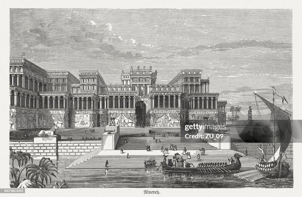 Royal palace in Nineveh, ancient city of the Assyrian empire