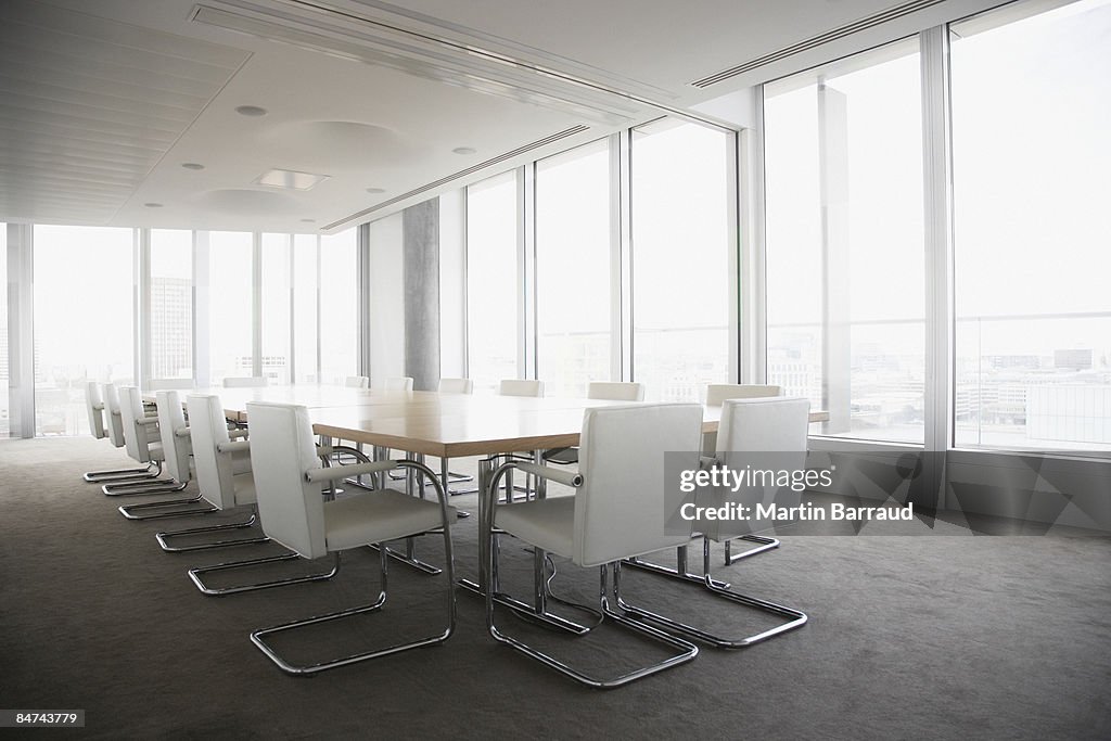 Empty conference room in modern office