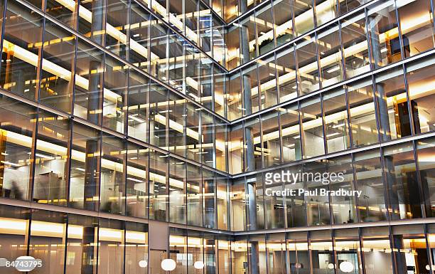 modern office building exterior - london skyscraper stock pictures, royalty-free photos & images