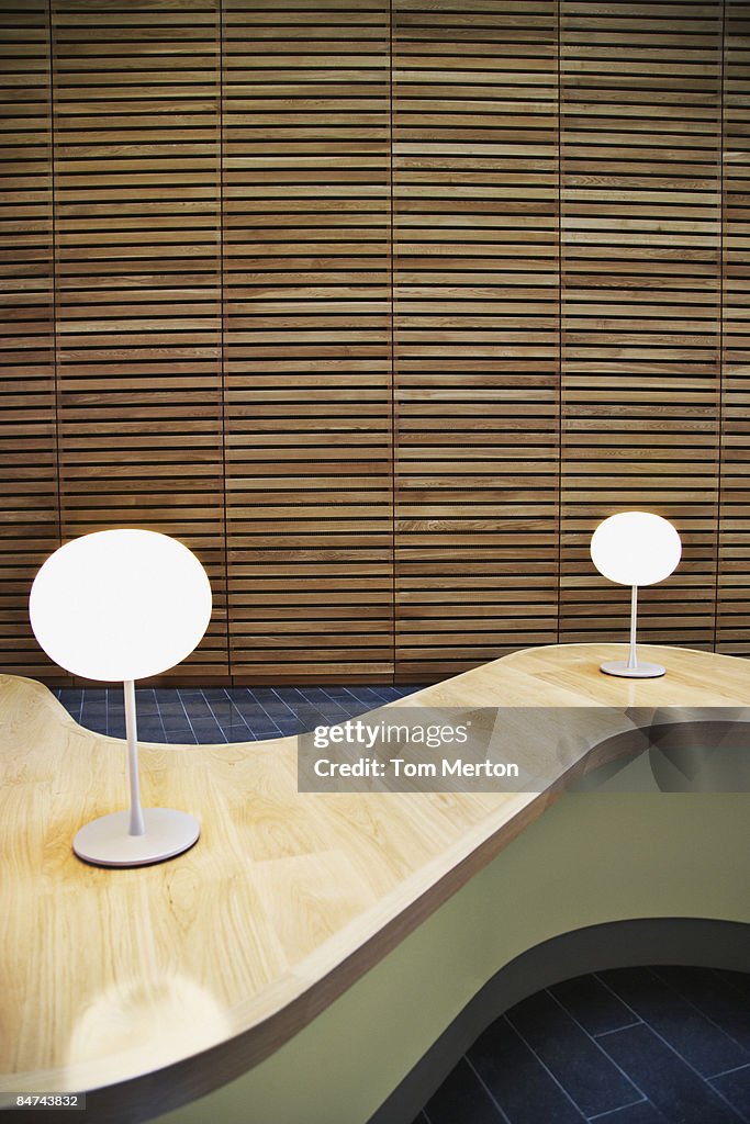 Modern Table In Office Lobby High-Res Stock Photo - Getty Images