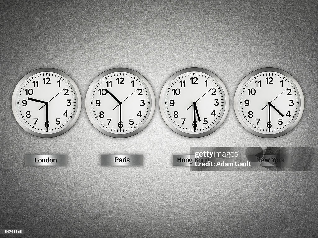 International wall clocks