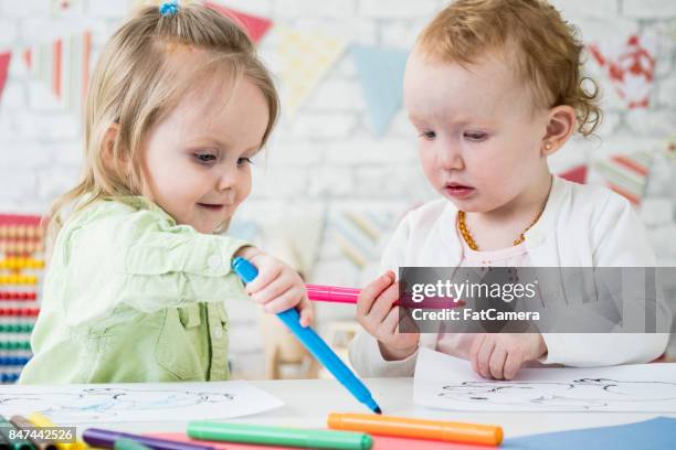 Colloring Using Marker Coloring Using Markers High-Res Stock Photo - Getty Images