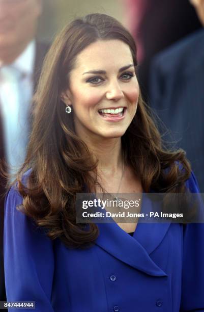 Duchess of Cambridge during her visit to the Treehouse, part of the East Anglia's Children's Hospices, in Ipswich.