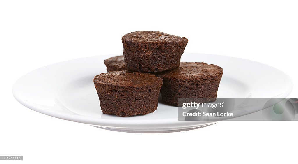 Brownies on a Plate