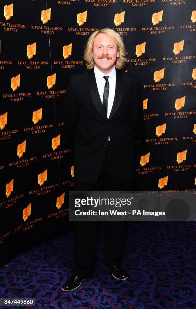 Leigh Francis arrives at the Royal Television Society's RTS Programme Awards, at the Grosvenor House Hotel in London.