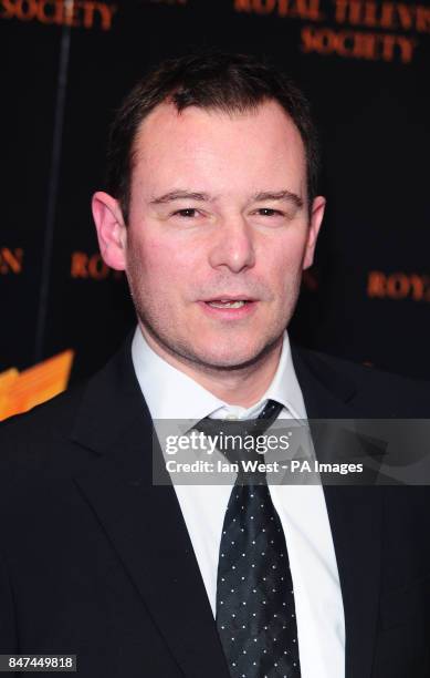Andrew Lancel arrives at the Royal Television Society's RTS Programme Awards, at the Grosvenor House Hotel in London.