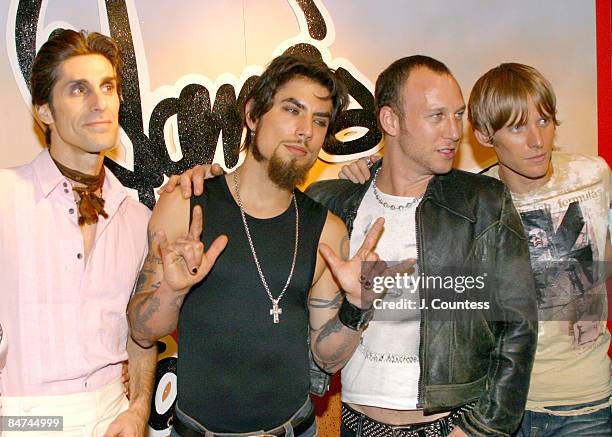 Perry Farrell, Dave Navarro, Stephen Perkins and Chris Chaney of Jane's Addiction