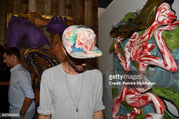 Ori Carino attends IV New York Gallery Grand Opening Exhibition on September 14, 2017 in New York City.