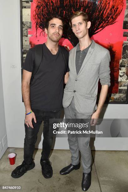 Robert Canciello and Ryan Cirkus attend IV New York Gallery Grand Opening Exhibition on September 14, 2017 in New York City.
