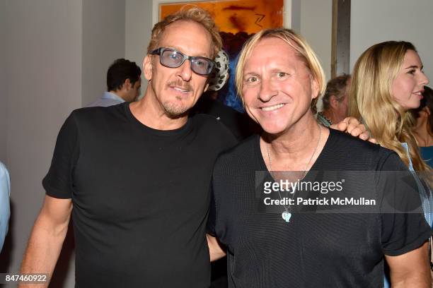 Chuck Sommers and Coerte Felske attend IV New York Gallery Grand Opening Exhibition on September 14, 2017 in New York City.