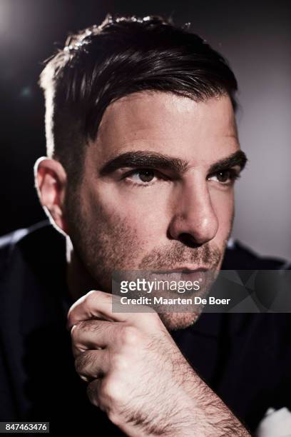 Zachary Quinto from the film "Who We Are Now" poses for a portrait during the 2017 Toronto International Film Festival at Intercontinental Hotel on...