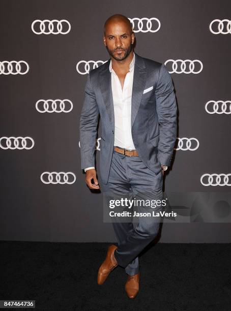 Actor Ricky Whittle attends the Audi celebration for the 69th Emmys at The Highlight Room at the Dream Hollywood on September 14, 2017 in Hollywood,...