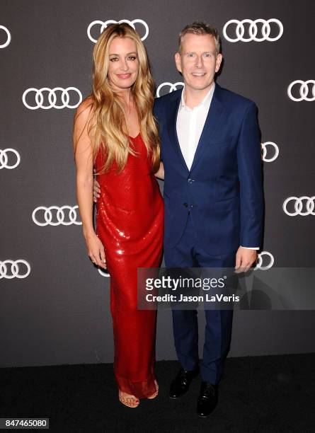 Cat Deeley and husband Patrick Kielty attend the Audi celebration for the 69th Emmys at The Highlight Room at the Dream Hollywood on September 14,...