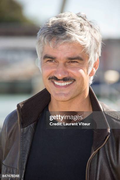 Actor Francois Vincentelli attends "J ai 2 Amours" Photocall during the 19th Festival of TV Fiction at La Rochelle on September 15, 2017 in La...