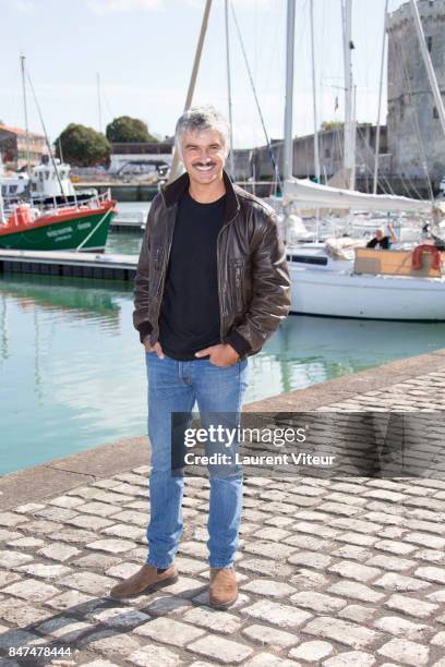 Actor Francois Vincentelli attends "J ai 2 Amours" Photocall during the 19th Festival of TV Fiction at La Rochelle on September 15, 2017 in La...