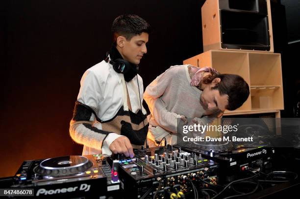 Arca and Jesse Kanda attend The Gate, an Andrew Thomas Huang, Bjork, Alessandro Michele and James Merry film at The Store Studios on September 15,...