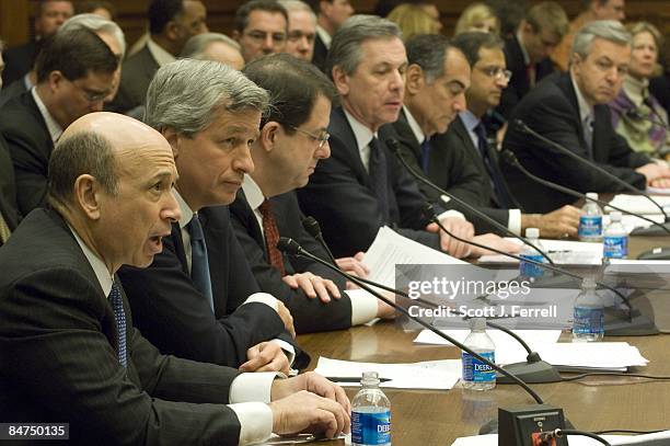 Feb. 11: Lloyd Blankfein, CEO of Goldman Sachs; Jamie Dimon, CEO of JPMorgan Chase and Co.; Robert P.Kelly, CEO of the Bank of New York; Ken Lewis,...