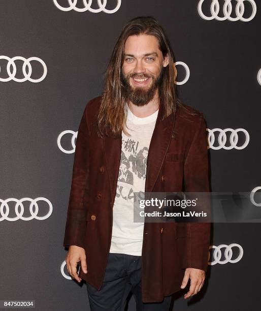 Actor Tom Payne attends the Audi celebration for the 69th Emmys at The Highlight Room at the Dream Hollywood on September 14, 2017 in Hollywood,...