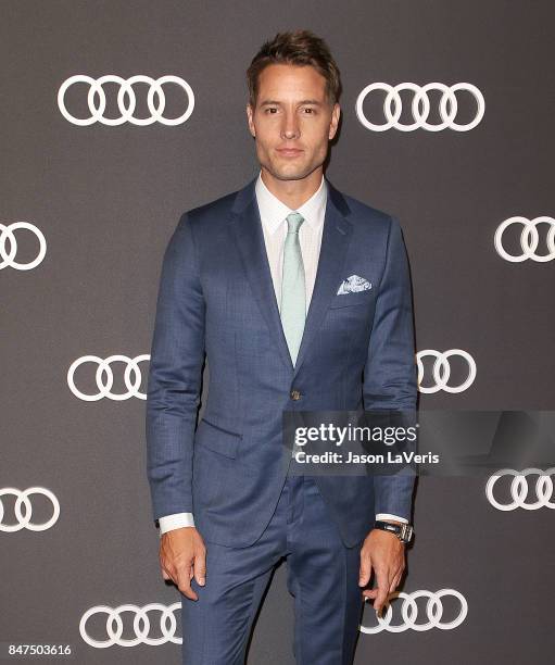 Actor Justin Hartley attends the Audi celebration for the 69th Emmys at The Highlight Room at the Dream Hollywood on September 14, 2017 in Hollywood,...