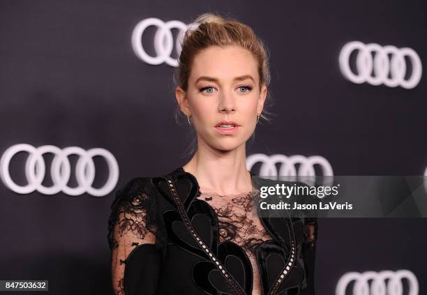 Actress Vanessa Kirby attends the Audi celebration for the 69th Emmys at The Highlight Room at the Dream Hollywood on September 14, 2017 in...