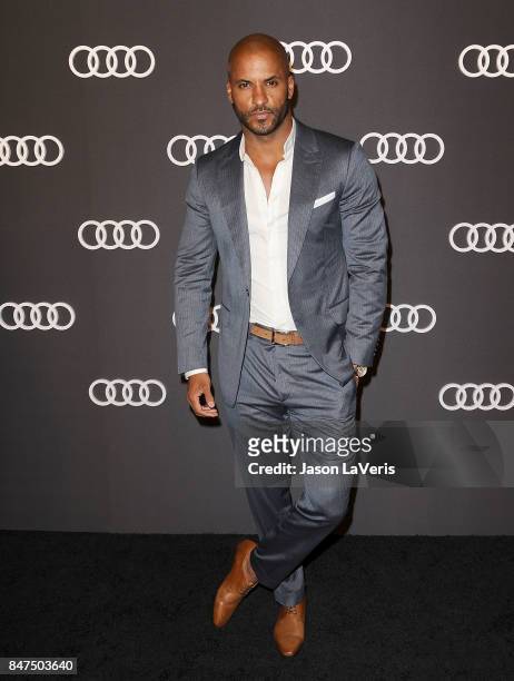 Actor Ricky Whittle attends the Audi celebration for the 69th Emmys at The Highlight Room at the Dream Hollywood on September 14, 2017 in Hollywood,...